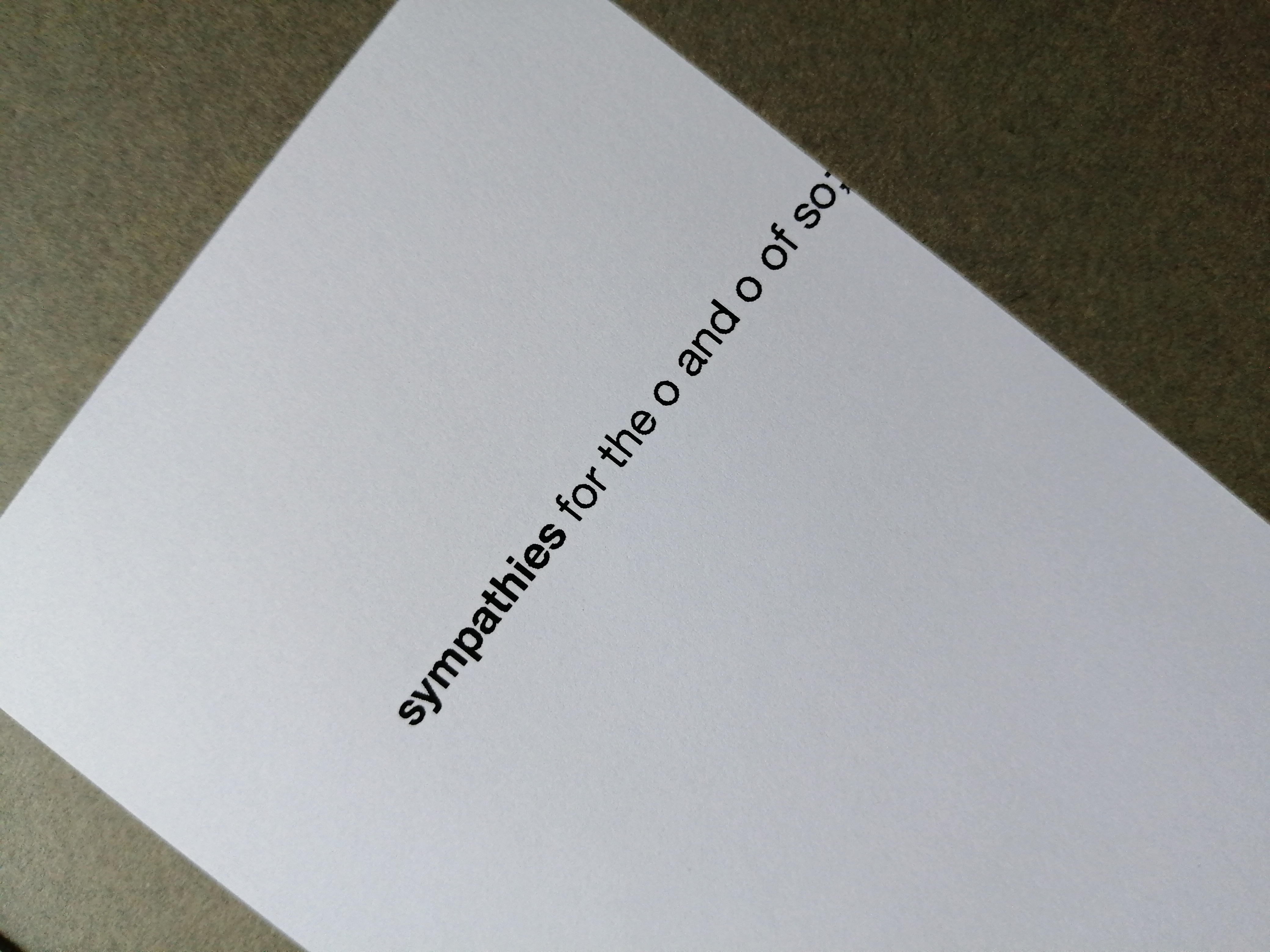 Sympathies