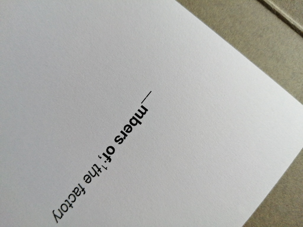 mbers of the factory