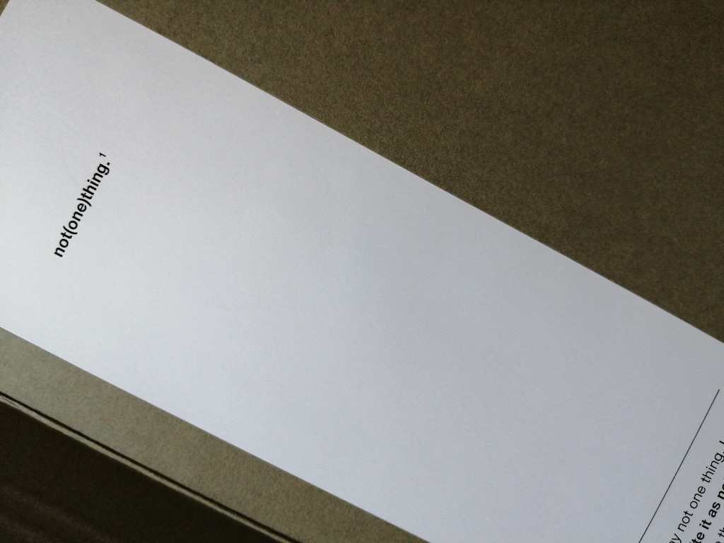 notthing