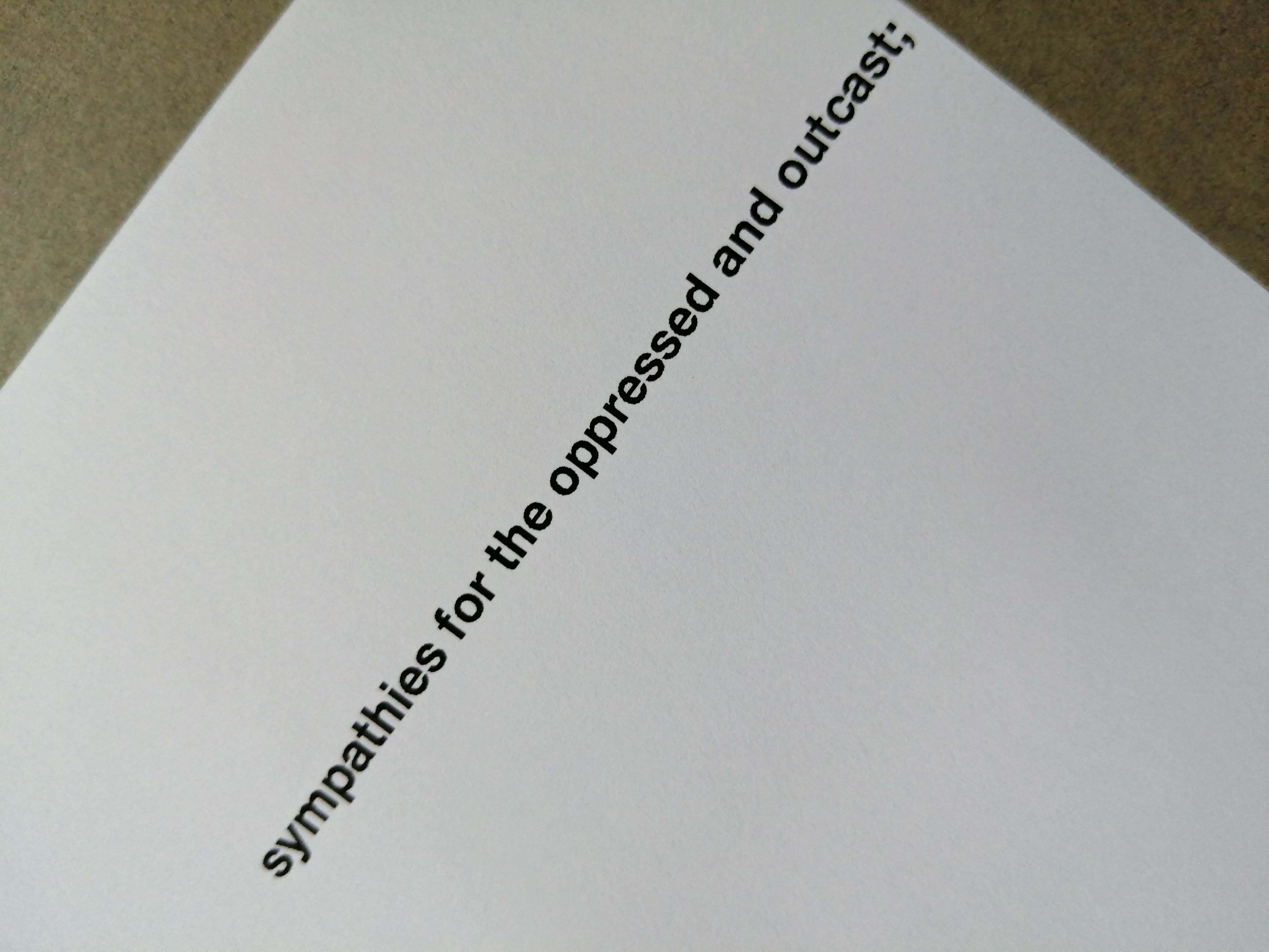 Sympathies